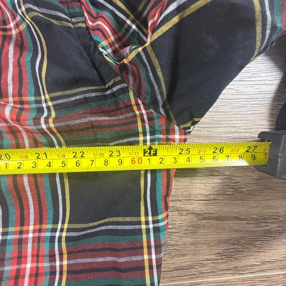 J. Crew Men's Slim Untucked Tartan Plaid Button Down Dress Shirt Size XL NEW